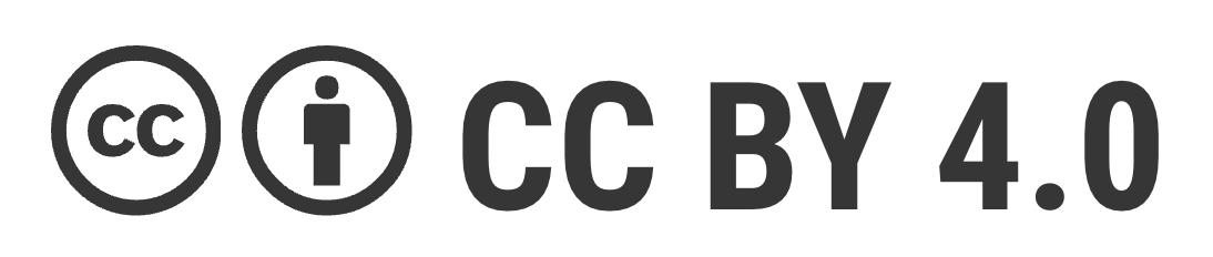 Creative Commons Attribution 4.0 International (CC BY 4.0)